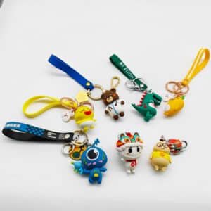 Cute Cartoon PVC Keychains