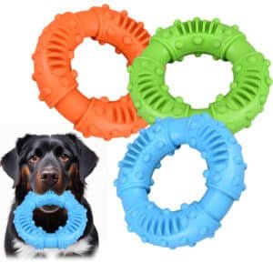 Silicone Dog Chew Ring Toy