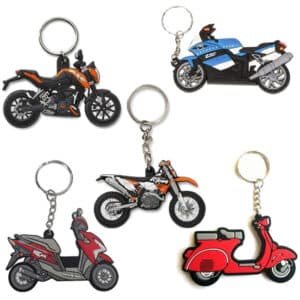 PVC Motorcycle & Vehicle Keychains