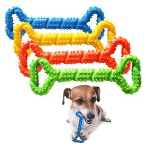 Silicone Dog Chew Bone Toy