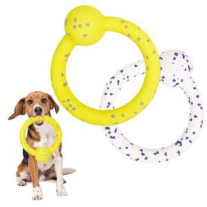 Silicone Dog Training Ring Toy