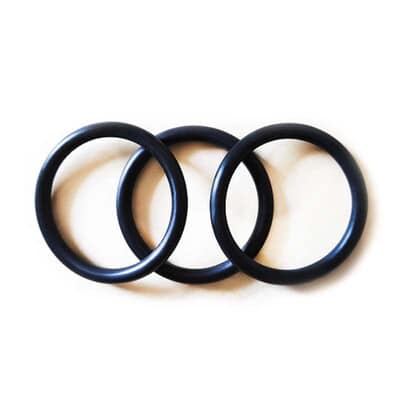 Black silicone O-rings for sealing applications in OEM compression molding projects