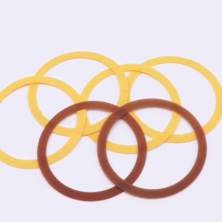 Custom silicone seal rings in different colors and hardness options