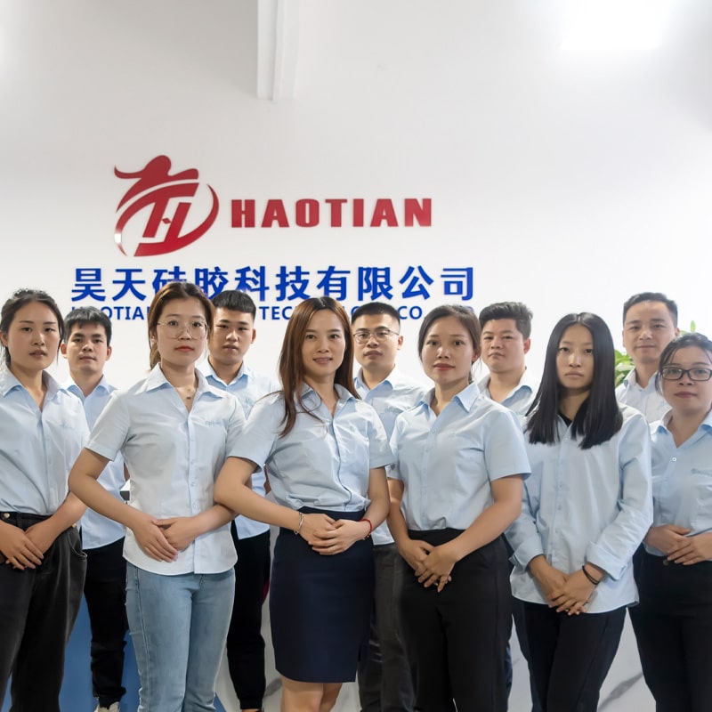 Silicone manufacturing quality control team for OEM custom silicone products