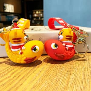 Custom 3D PVC Animal & Mascot Keychains