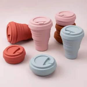 Custom Collapsible Silicone Coffee Cup