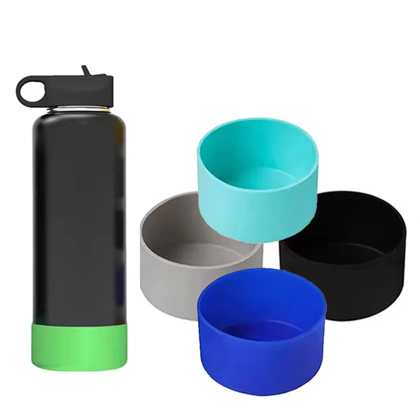 Custom silicone bottle boot protective sleeve for reusable water bottles