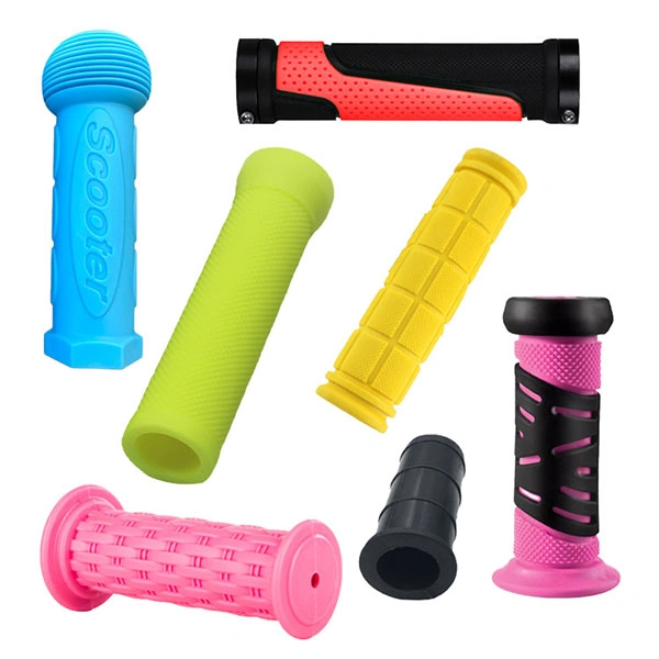Custom silicone handle sleeves and anti-slip grip covers for tools and sports equipment