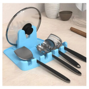 Custom Silicone Kitchen Utensil & Lid Rest Organizer