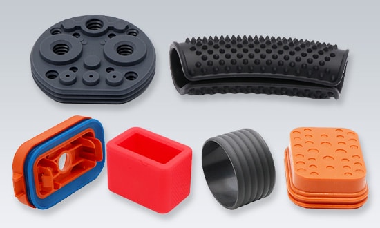 Silicone seals, gaskets, and vibration-damping components for automotive applications