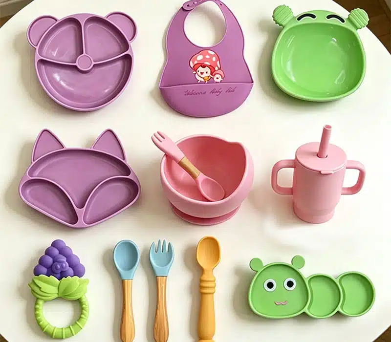 Silicone baby feeding products, pacifiers, and maternity care accessories by HT Silicone