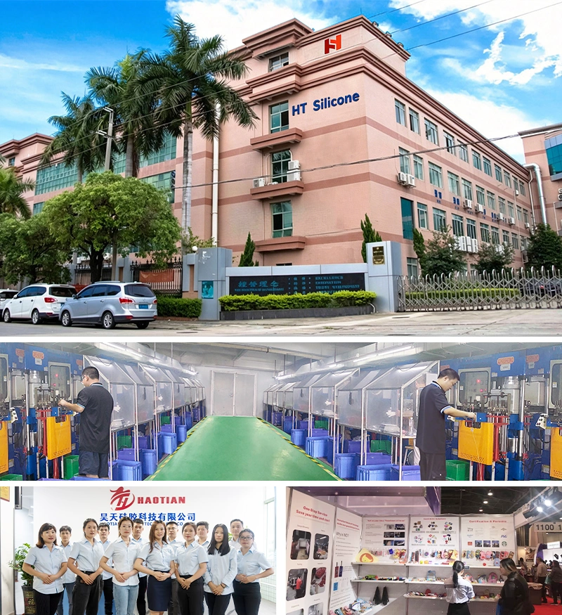 HT Silicone factory building, production workshop, engineering team, and silicone manufacturing facility in China
