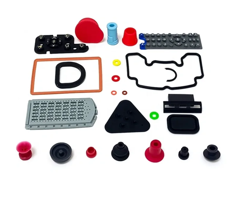 custom molded industrial silicone components with precision design and manufacturing