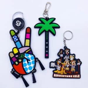 Custom PVC Wrist Strap Keychains