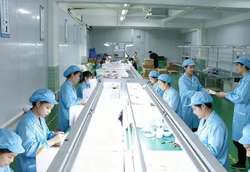 Quality control and clean production workshop for custom silicone sleeve manufacturing