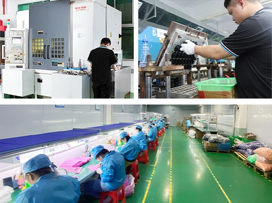 Silicone molding, assembly, packaging, and shipment process for OEM silicone parts