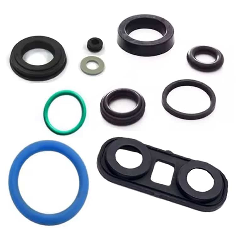 Custom silicone gaskets and O-rings made from LSR or HCR silicone rubber