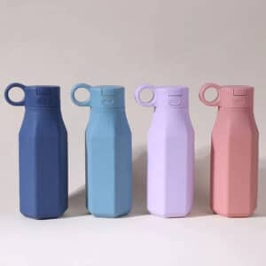 Custom Silicone Reusable Water Bottle
