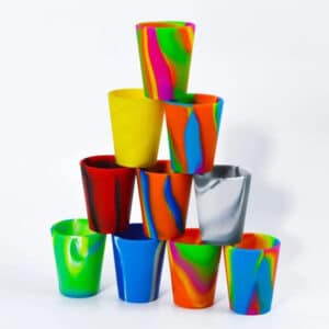 Custom Silicone Shot Glass / Colorful Drinking Cup