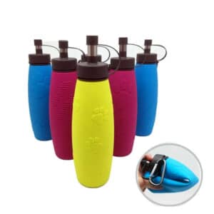 Custom Squeezable Silicone Sports Bottle