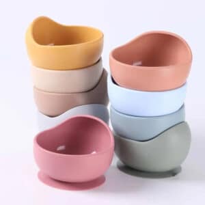 Suction Baby Silicone Bowl Ergonomic Design