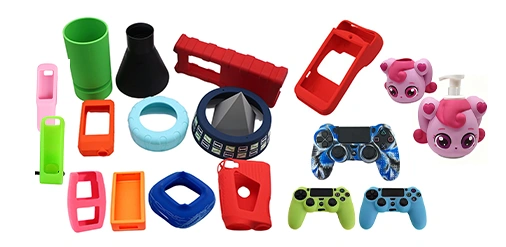 Silicone products for consumer electronics, accessories, and daily use items