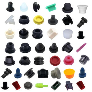 custom silicone rubber plug topper