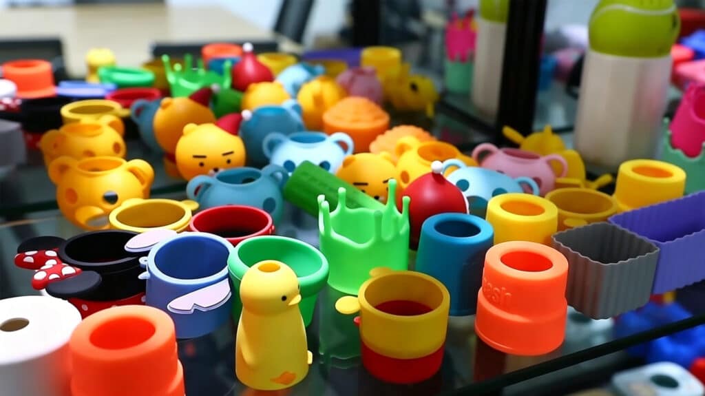 Custom silicone sleeves for promotional products and branded giveaways