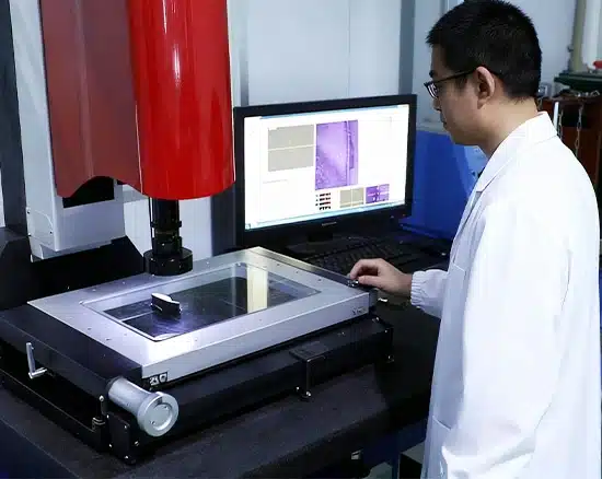 Precision quality control inspection equipment for custom silicone products manufacturing