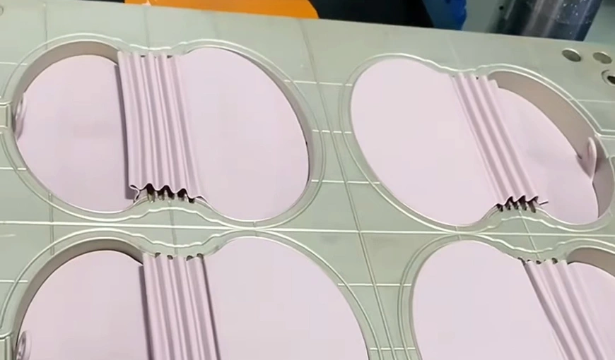 Silicone compression molding process for custom rubber and silicone parts manufacturing