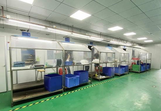 In-process quality control during silicone manufacturing in factory production line