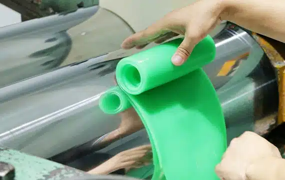 Different silicone material grades for custom seal applications including FDA and high temperature silicone