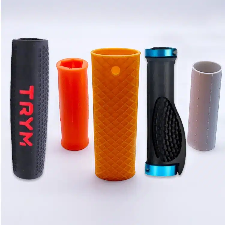 Silicone material mixing for custom silicone sleeve quality control
