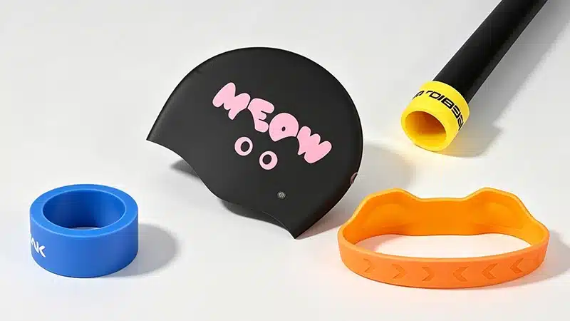 Silicone kitchenware including molds, mats, and utensil covers for home cooking and baking