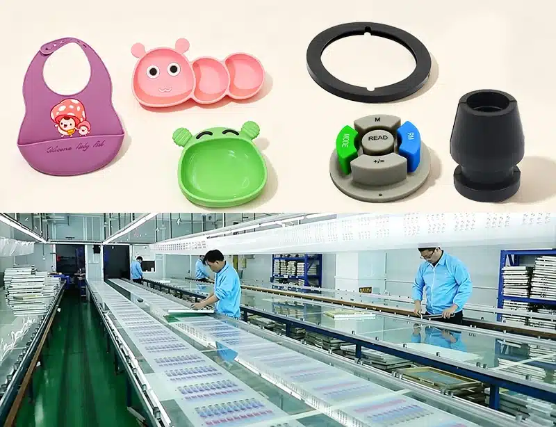 Surface finishing techniques for custom silicone products to enhance appearance and feel