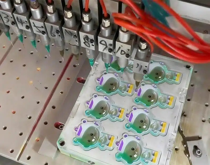 Silicone coating and dispensing service for custom product components