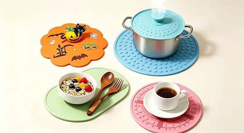 Custom Silicone Kitchen Mats and Trivets in Multiple Colors – OEM Manufacturing