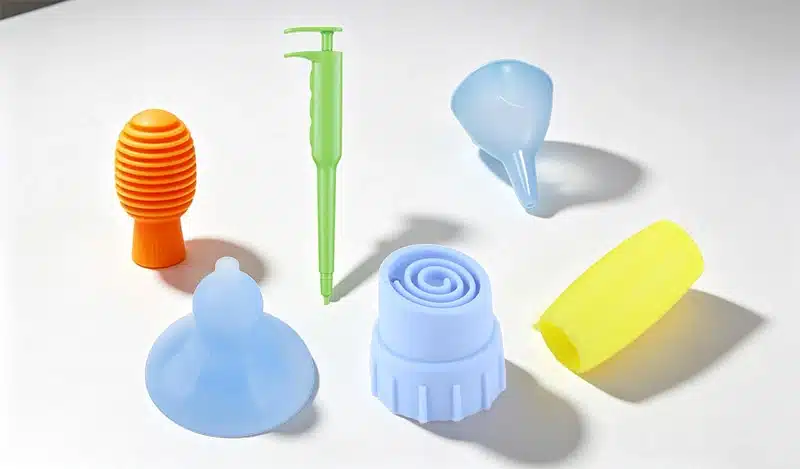 Custom silicone parts for pet care, hobby products, and daily-use accessories