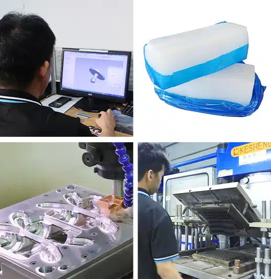 Custom silicone parts for smart wearable devices