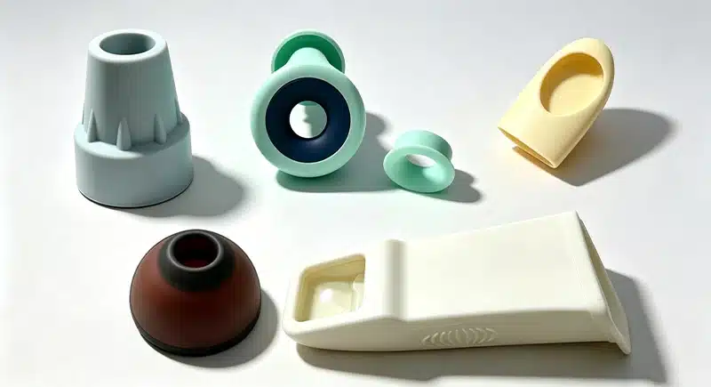 Custom device-fit silicone tips for electronic, beauty, and functional products