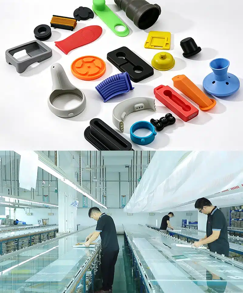 Flexible silicone customization options for wearable designs