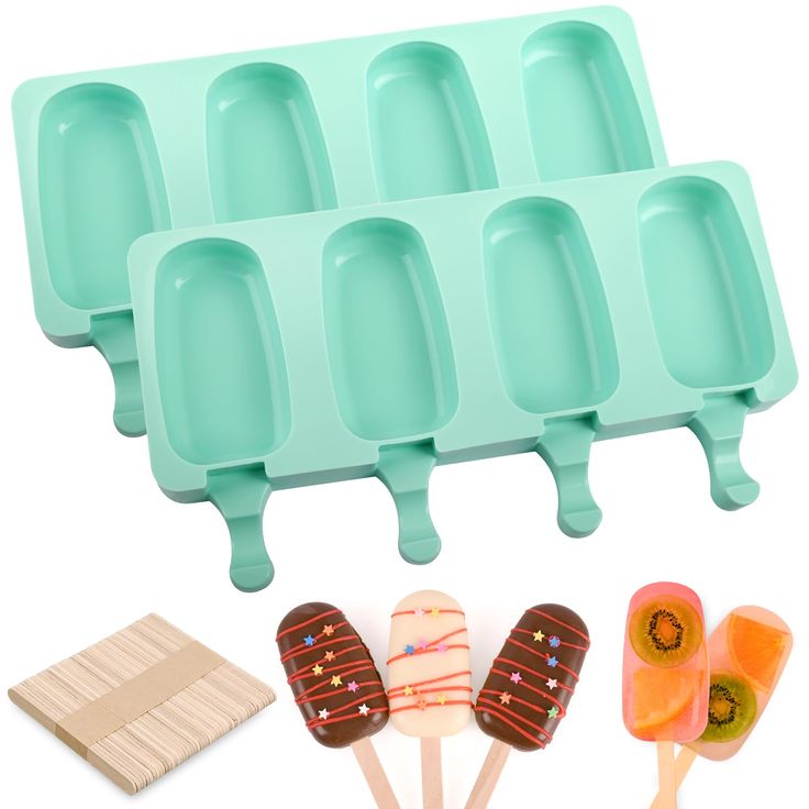 Custom silicone popsicle mold for food-grade seasonal products