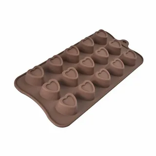 Heart-shaped silicone baking mold for custom promotional gifts and seasonal products