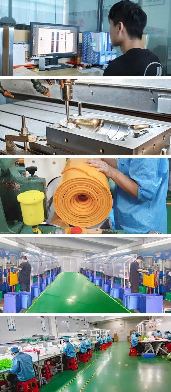 OEM and ODM support for custom wearable silicone parts