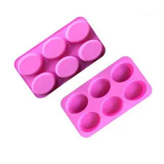 Pink silicone molds with custom color options for private label products