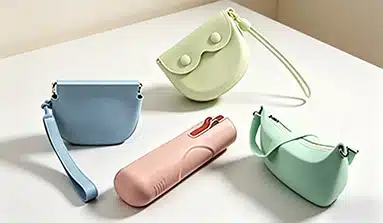 Retail-ready silicone bags for e-commerce product packaging