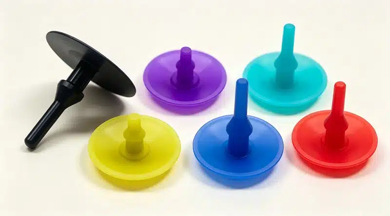 Silicone umbrella valves for sealing and pressure control