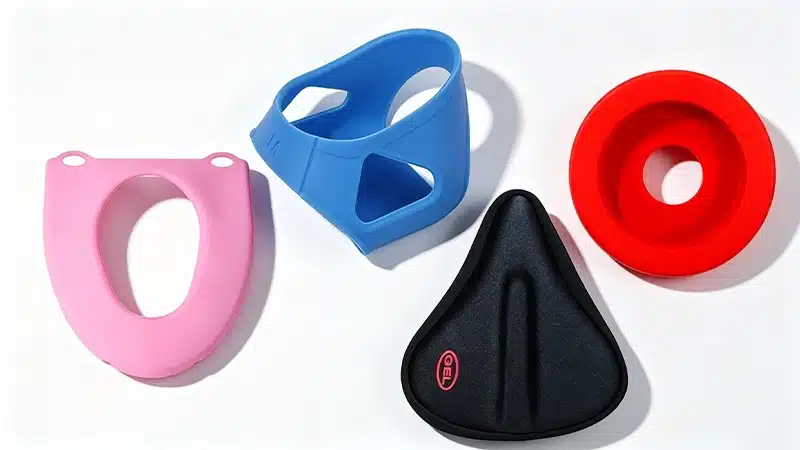 Soft silicone pads, covers, and cushions for wearables