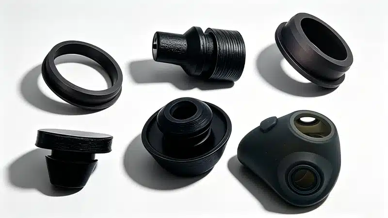 Waterproof silicone seals and protective housings for wearables