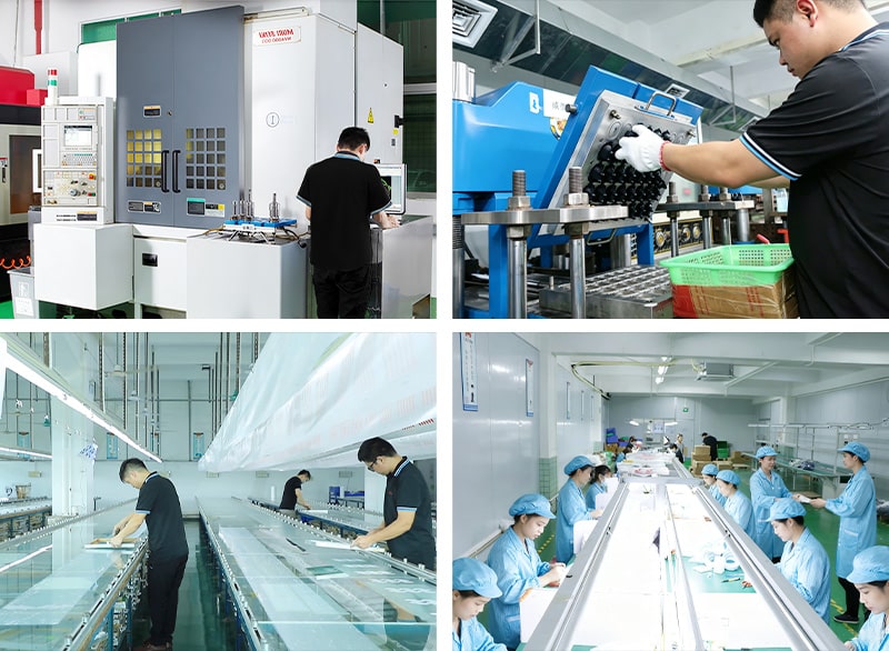 Advanced manufacturing process for custom silicone parts used in consumer electronics, including molding, assembly, and quality control.